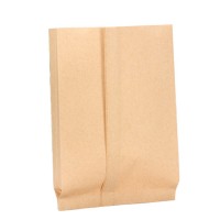 Factory Cheap Custom Print Greaseproof Kraft Paper French Fries Bag For Hamburger